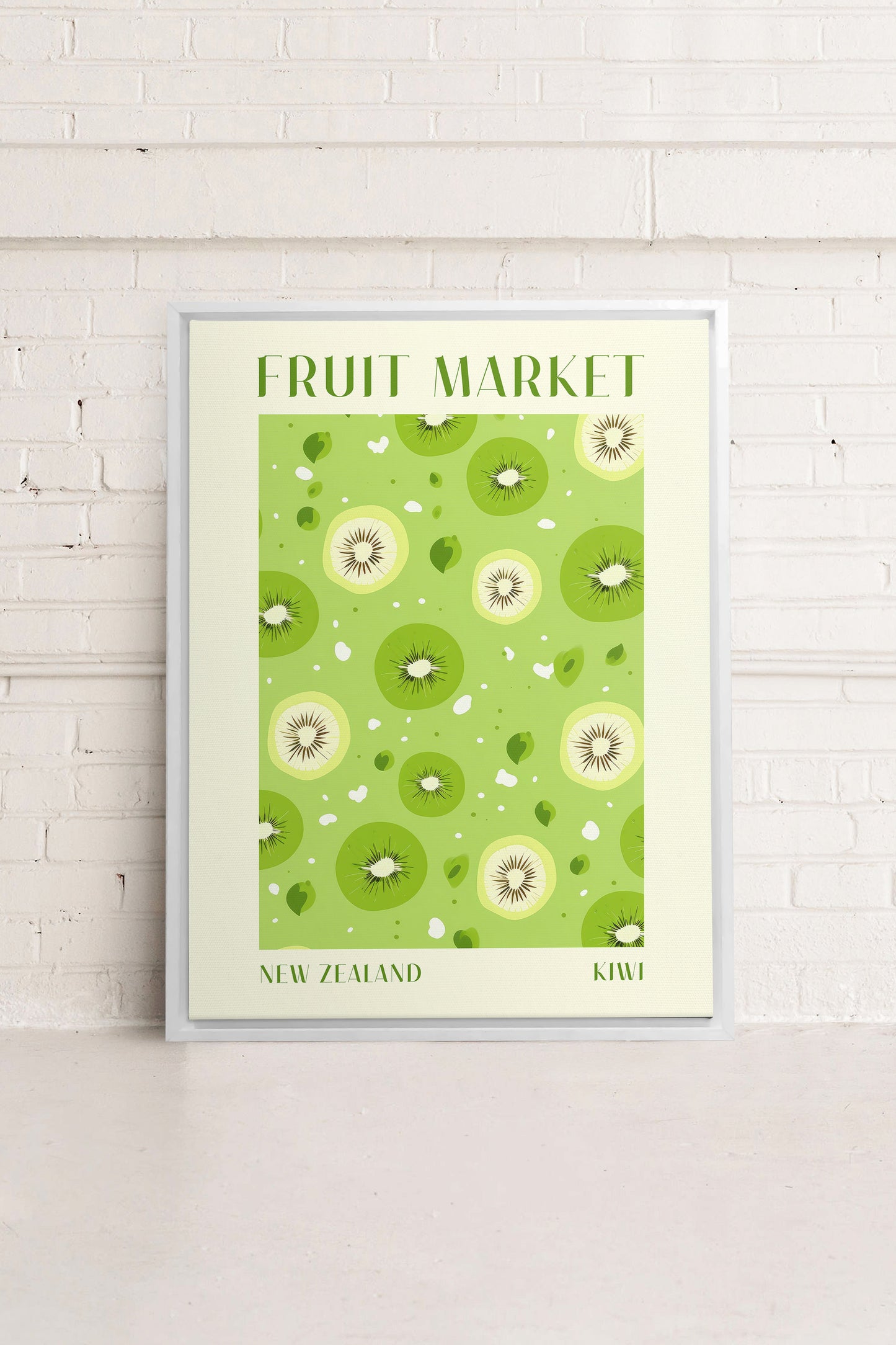 KIWI, Oeuvre sur toile étirée