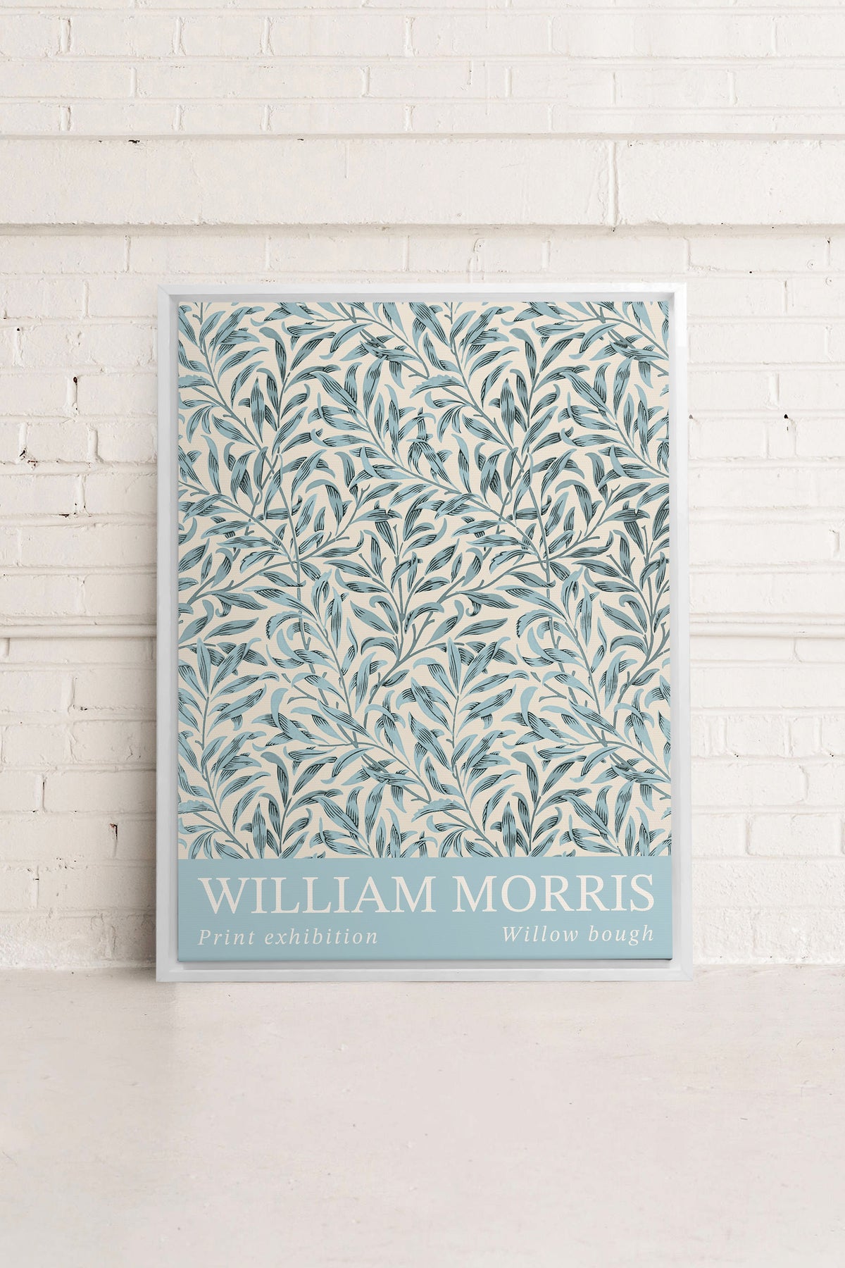 BLEU MORRIS, Oeuvre sur toile étirée
