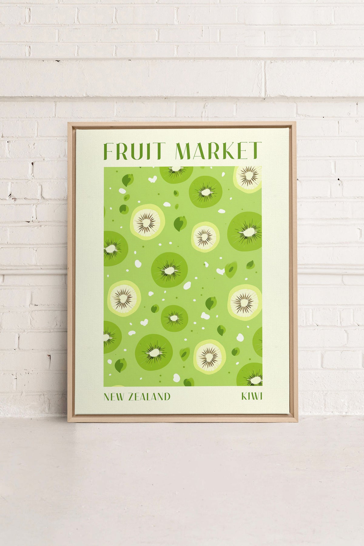 KIWI, Oeuvre sur toile étirée