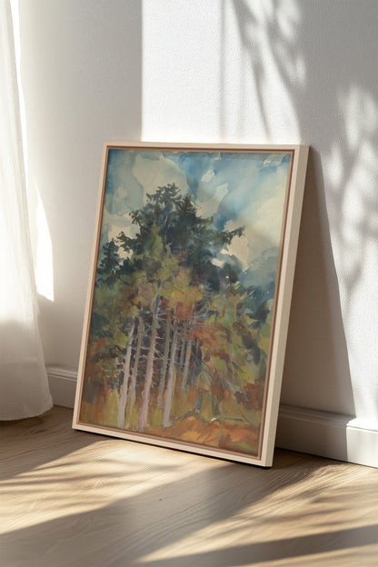 WILD GROVE, Oeuvre sur toile étirée