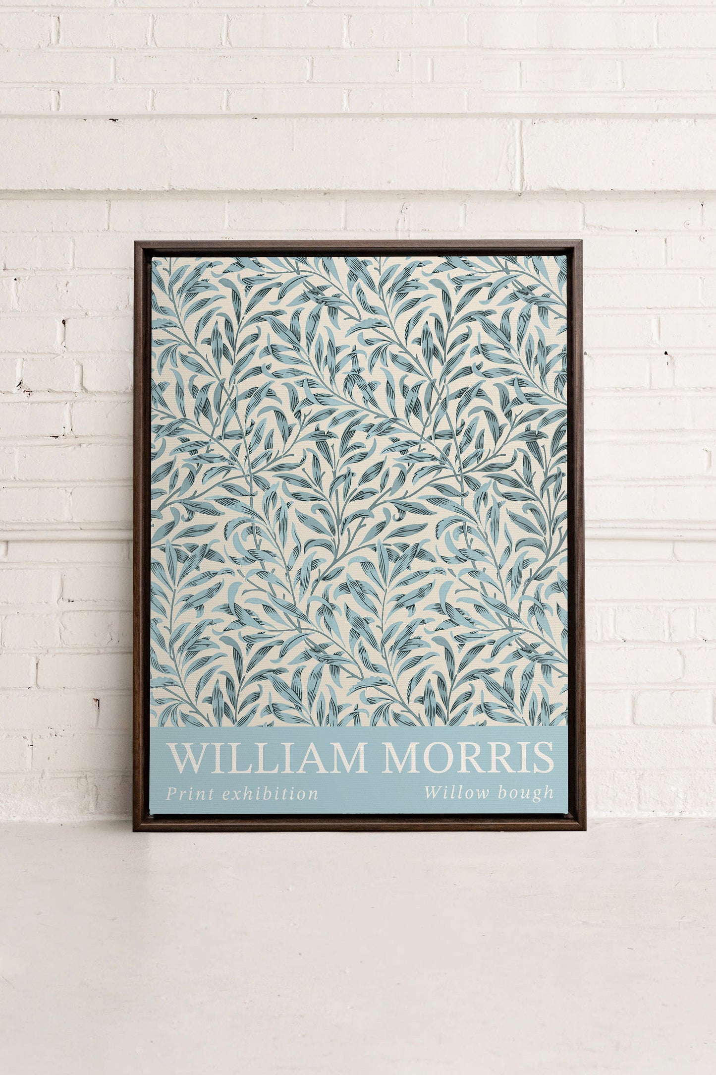 BLEU MORRIS, Oeuvre sur toile étirée