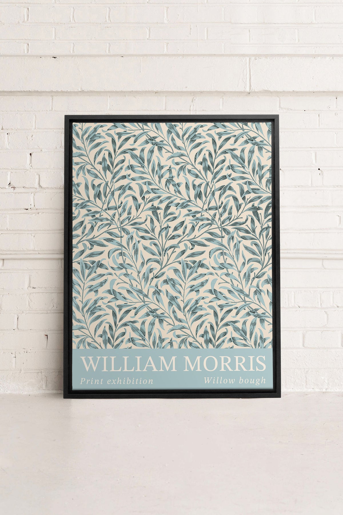 BLEU MORRIS, Oeuvre sur toile étirée