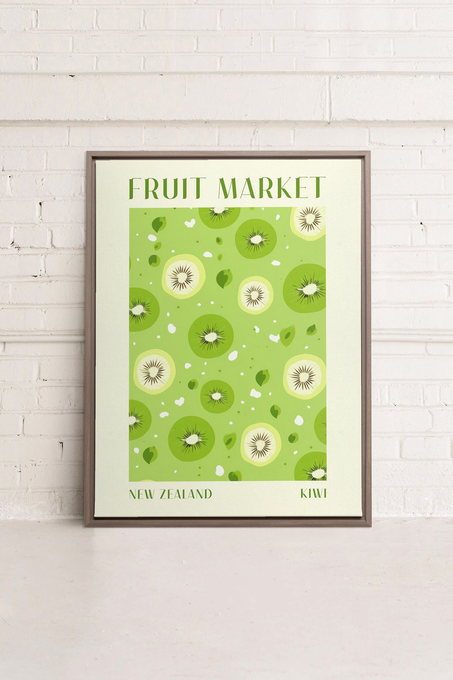 KIWI, Oeuvre sur toile étirée