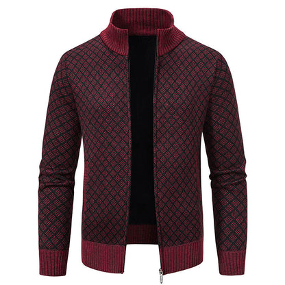 Thickened Plaid Print Jacketss
