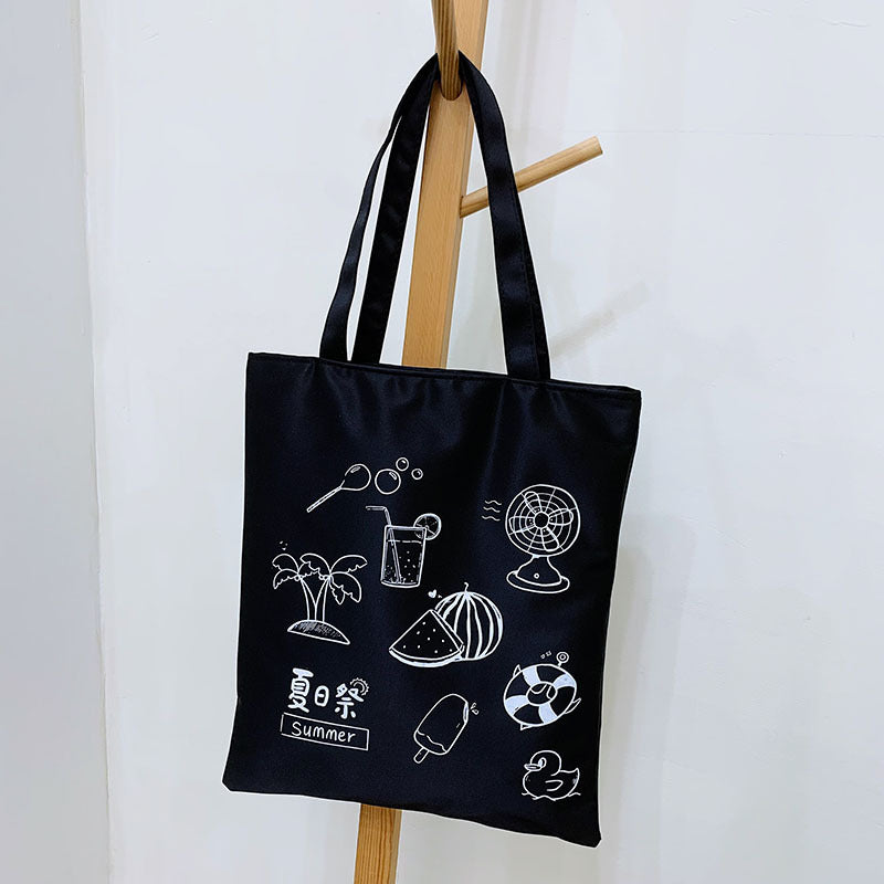 Student Commuter Shoulder Casual Tote Bag For Class