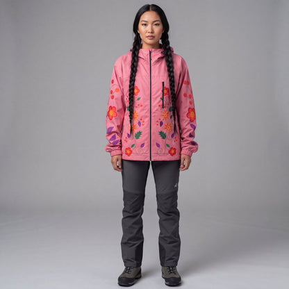 Pink Spring Blossom Windbreaker