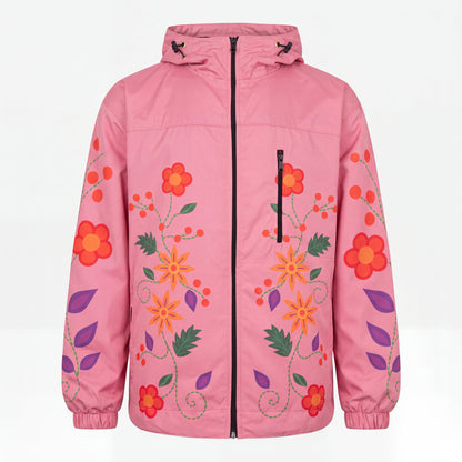 Pink Spring Blossom Windbreaker