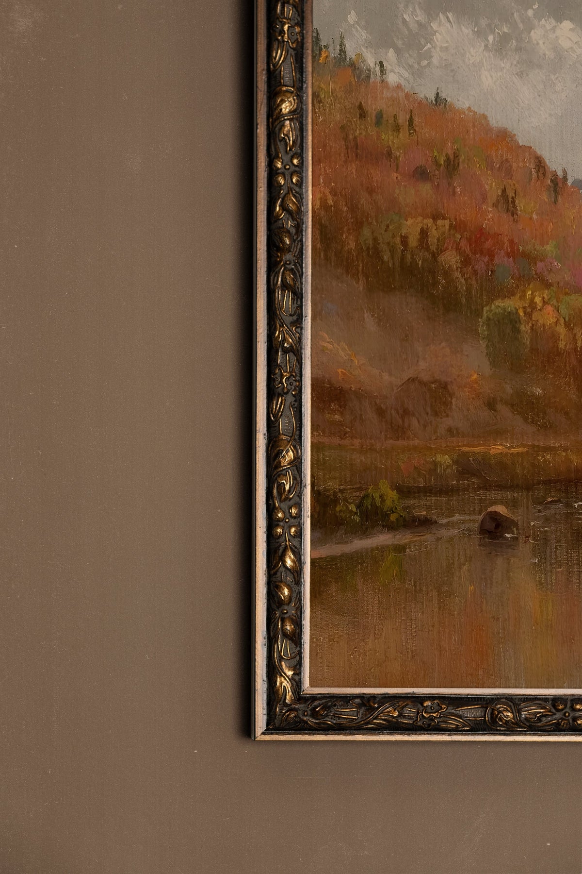 COULEURS D'ÉQUINOXE, CADRE VINTAGE BRONZE