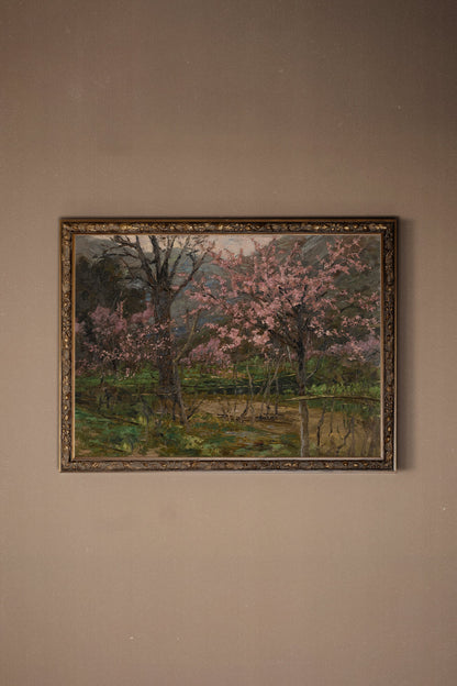 FLORAISON SAUVAGE, CADRE VINTAGE BRONZE