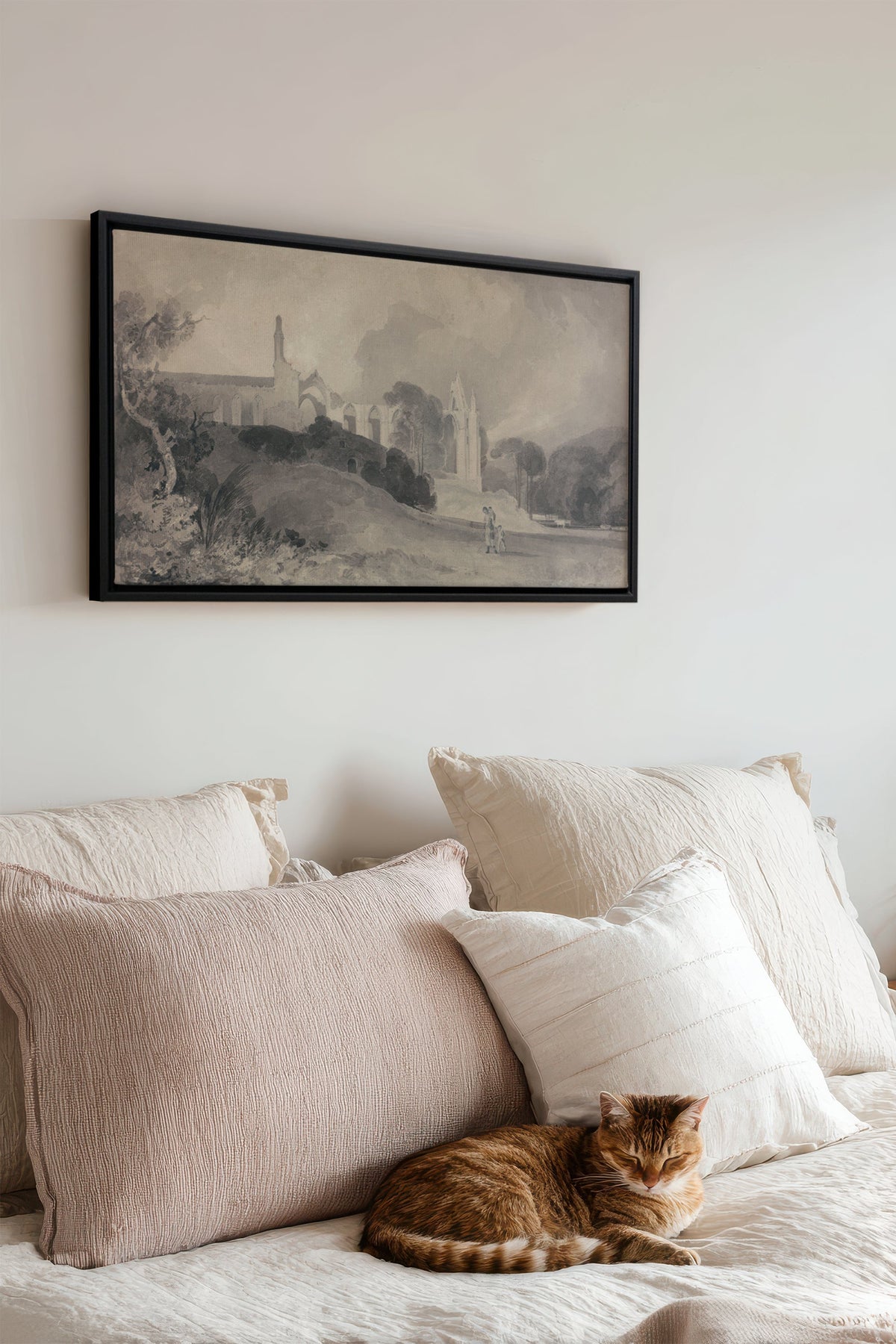 VESTIGES VOILÉS, Oeuvre sur toile étirée