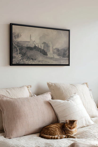 VESTIGES VOILÉS, Oeuvre sur toile étirée