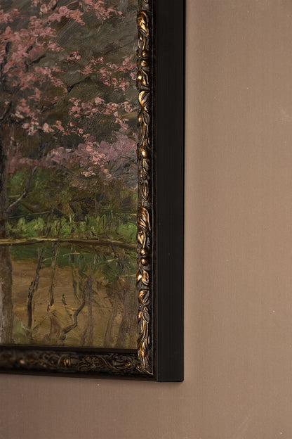 FLORAISON SAUVAGE, CADRE VINTAGE BRONZE