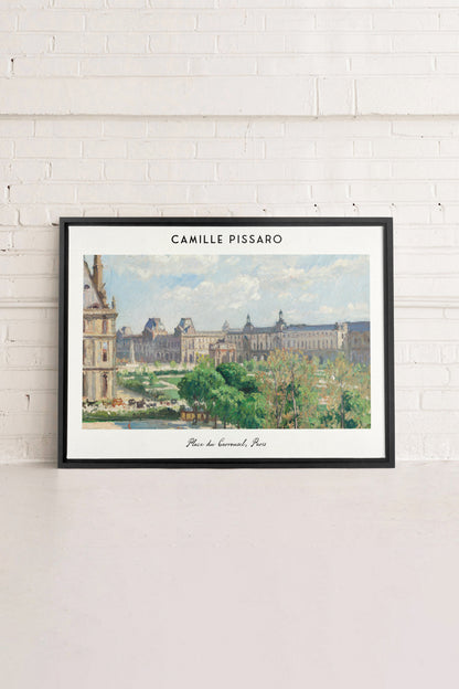 PLACE DU CARROUSEL, Oeuvre sur toile étirée