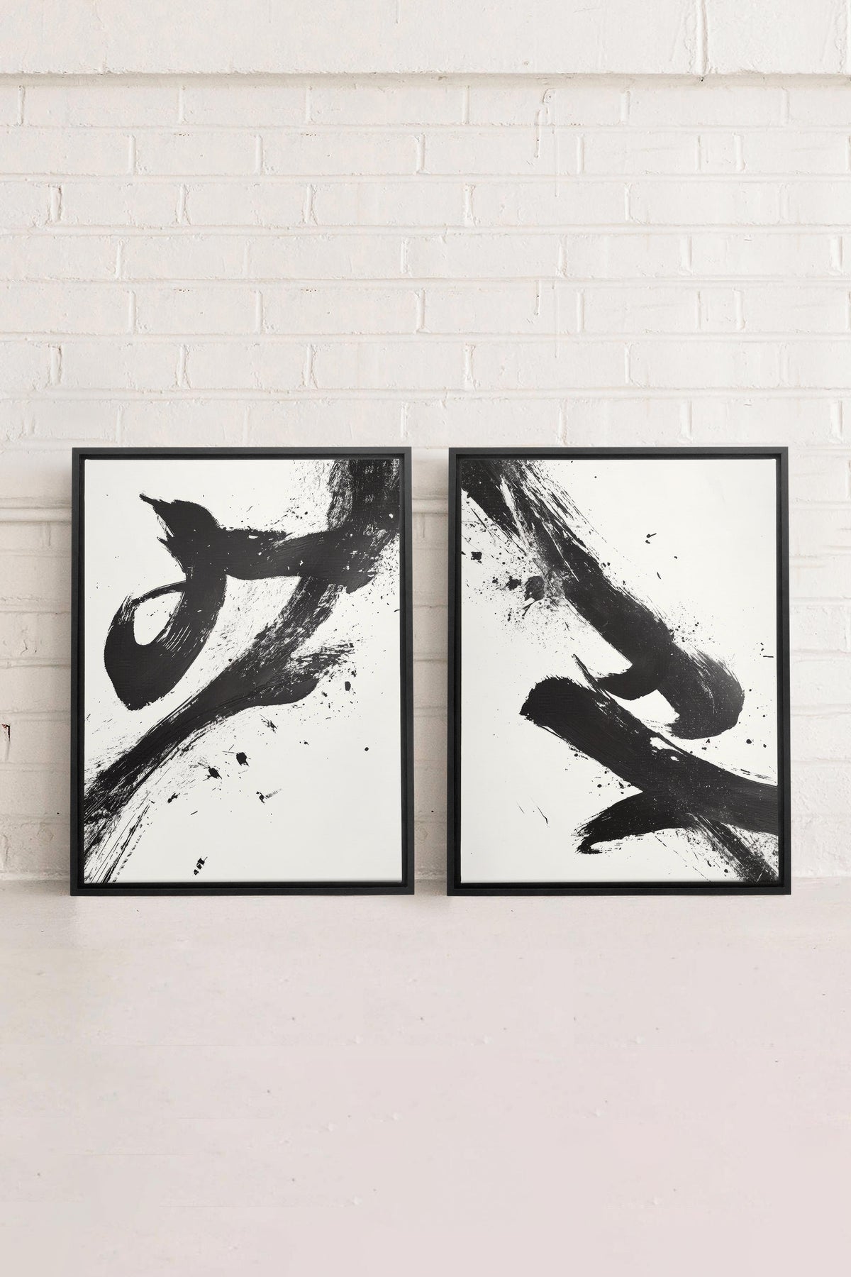 SHARP SHADOWS (2 Oeuvres sur toile étirée)