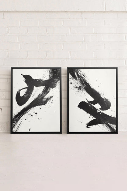 SHARP SHADOWS (2 Oeuvres sur toile étirée)