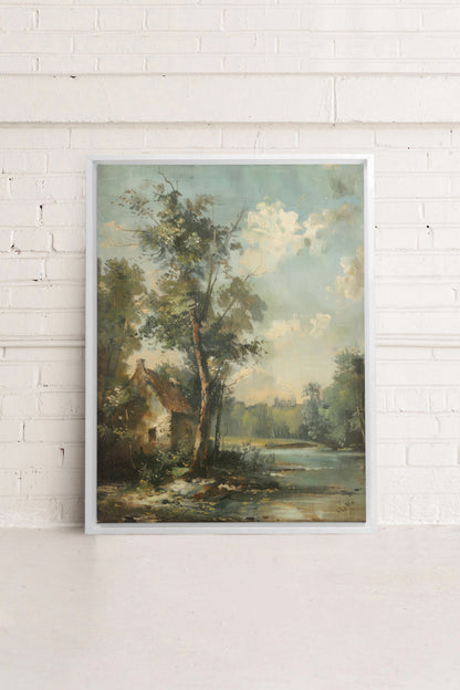 French Homestead, Oeuvre sur toile étirée