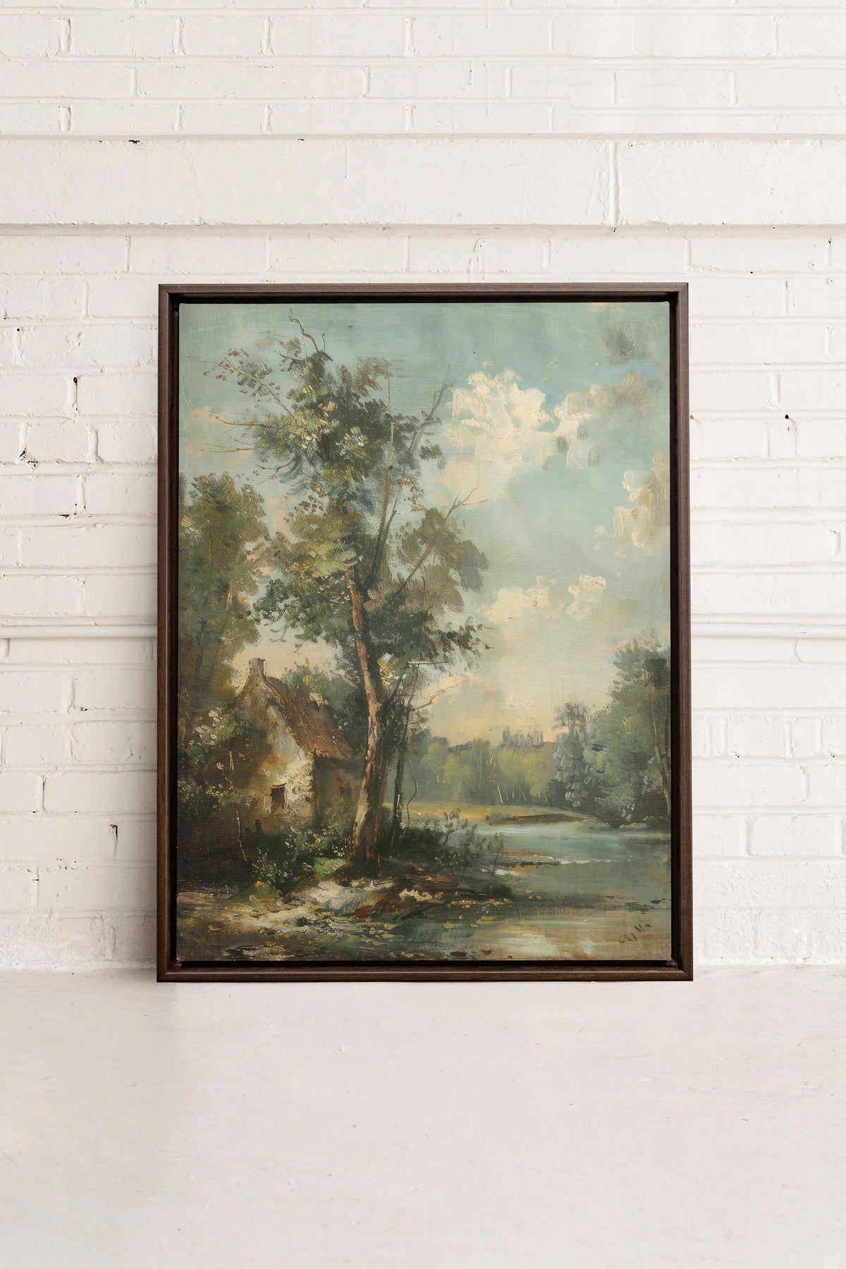 French Homestead, Oeuvre sur toile étirée