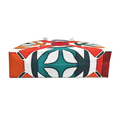 Geometric Tile Pattern Weekender Bag | Colorful Retro Mosaic | Large Tote Bag| Mom carry on bag | Working mom bag |tote bag