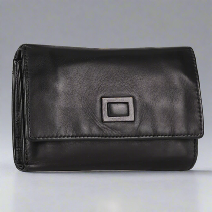 MET Women's Square Tab Leather Wallet