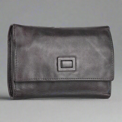 MET Women's Square Tab Leather Wallet