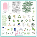 Clear Jelly Stamper - Recycle This