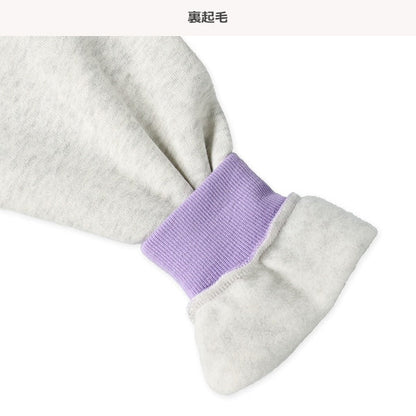 西松屋 裏起毛ハーフジップロゴ長袖ワンピース 正規品