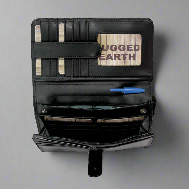 Rugged Earth Leather Organizer Purse