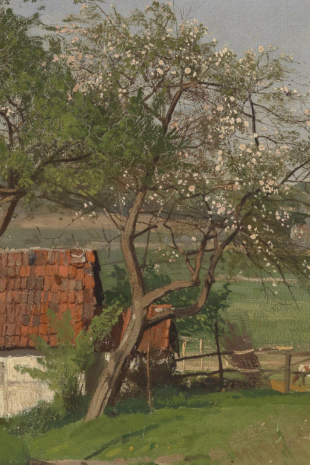 DOUCEUR PRINTANIÈRE, CADRE VINTAGE BRONZE