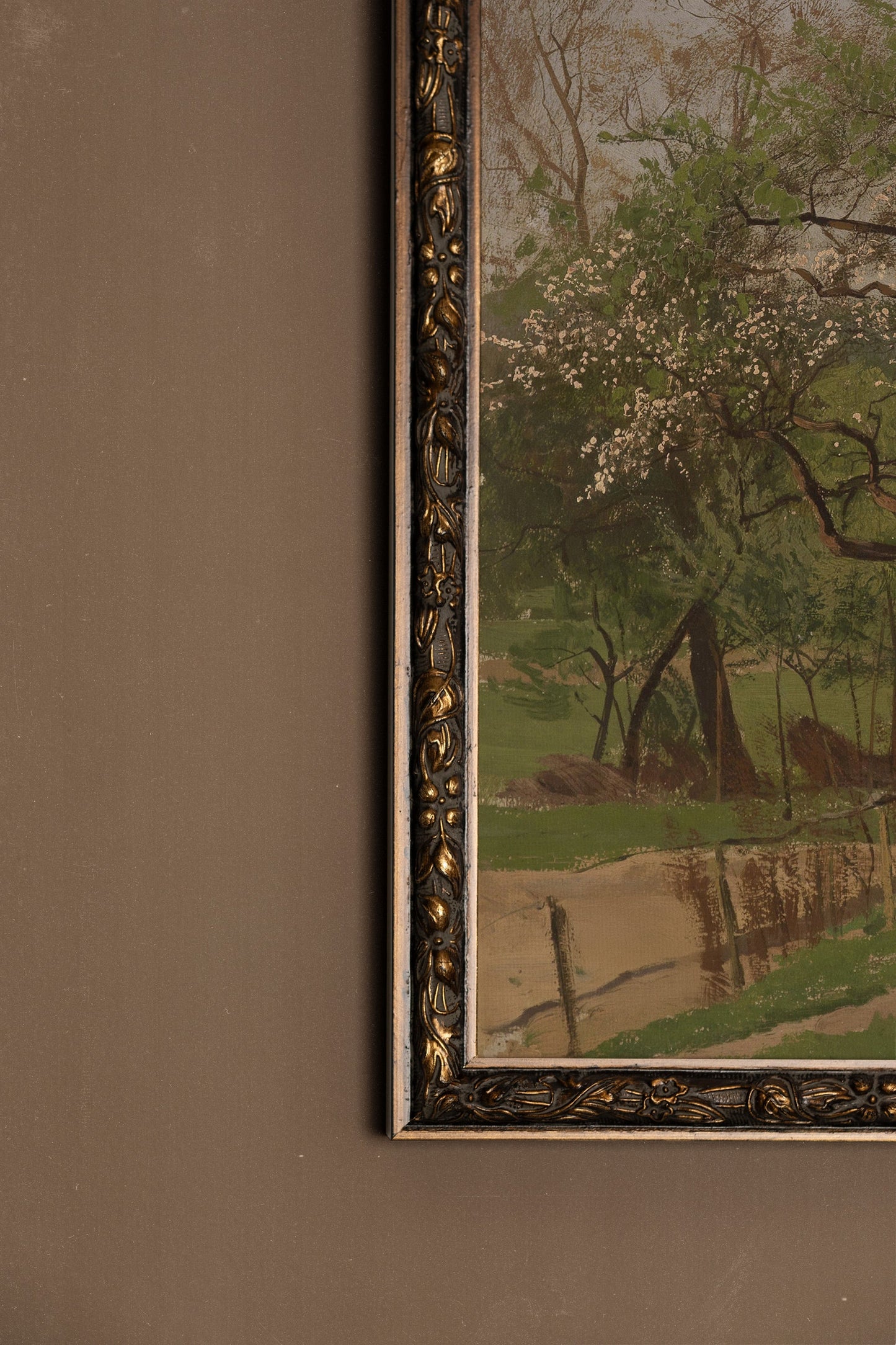 DOUCEUR PRINTANIÈRE, CADRE VINTAGE BRONZE