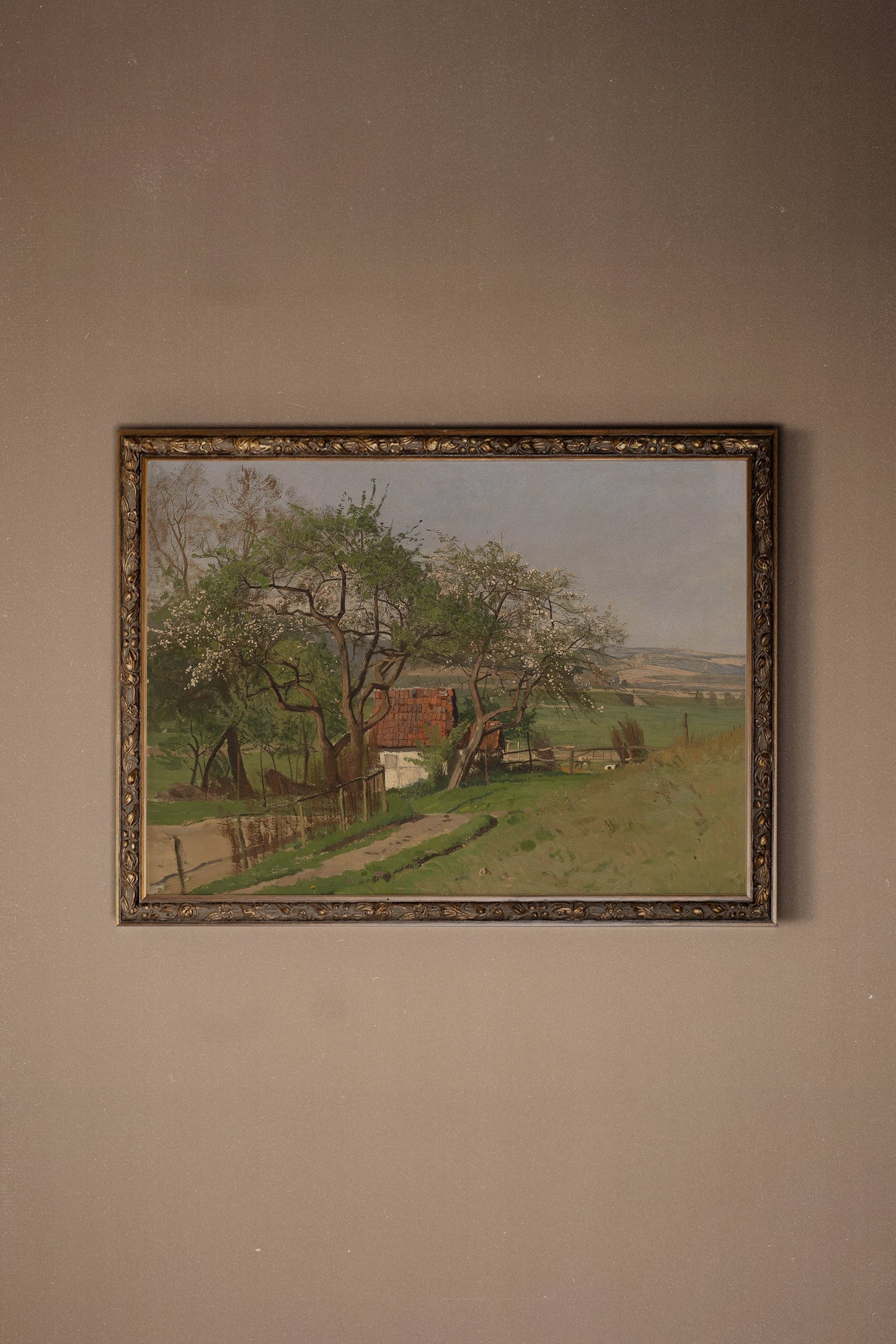 DOUCEUR PRINTANIÈRE, CADRE VINTAGE BRONZE