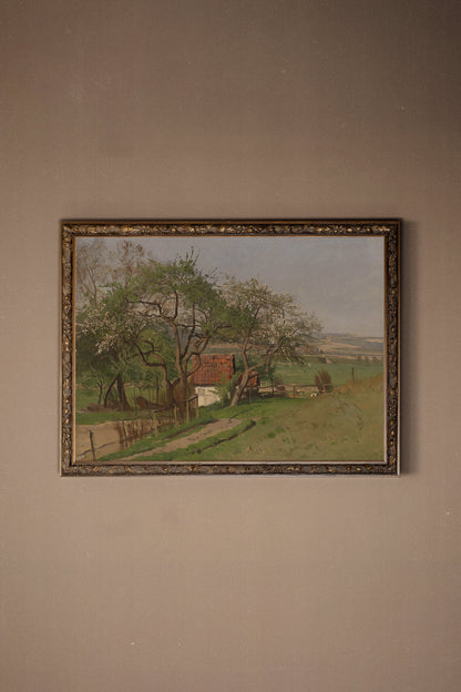 DOUCEUR PRINTANIÈRE, CADRE VINTAGE BRONZE
