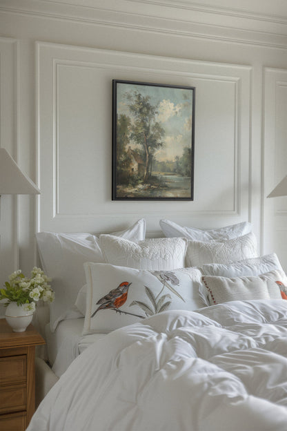 French Homestead, Oeuvre sur toile étirée