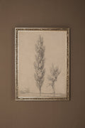 SOUFFLE DU PEUPLIER, CADRE VINTAGE ARGENT