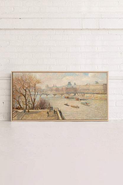 THE LOUVRE, Oeuvre sur toile étirée
