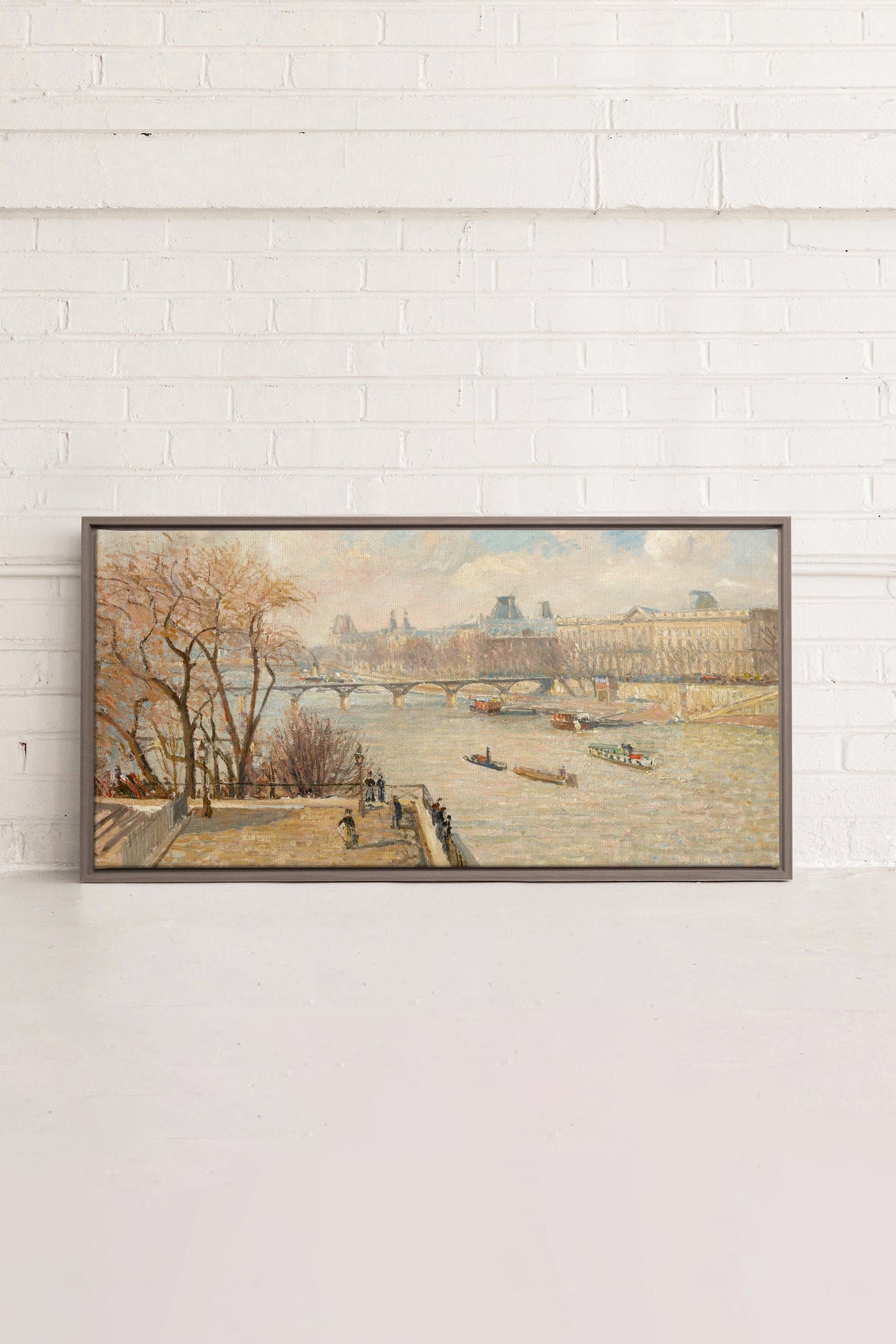 THE LOUVRE, Oeuvre sur toile étirée