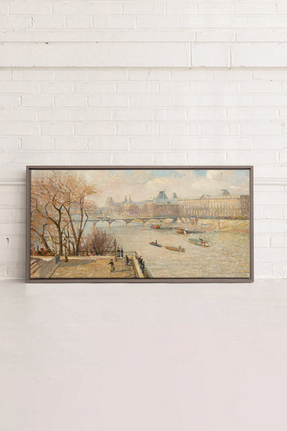 THE LOUVRE, Oeuvre sur toile étirée