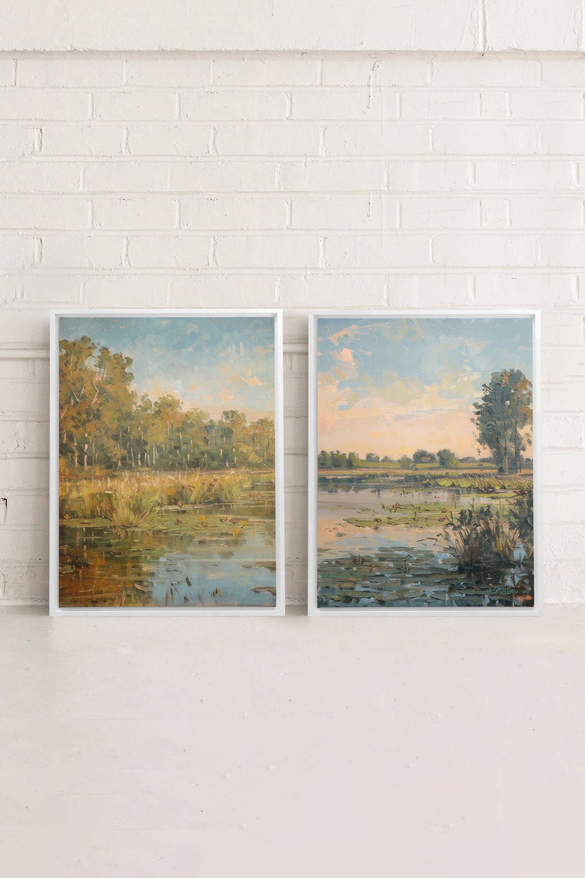 COMBINAISON CROATIAN WATERS (2 Oeuvres sur toile étirée)