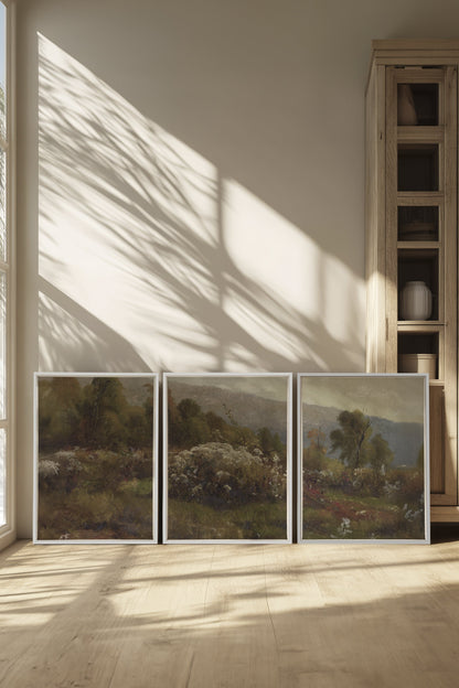 TRIO DOUCEURS CHAMPÊTRES (3 Oeuvres sur toile étirée)