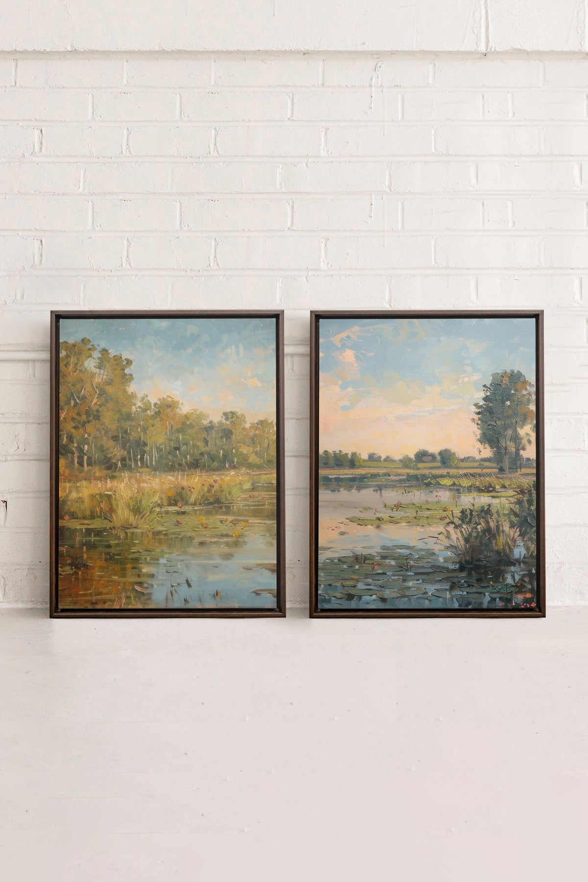 COMBINAISON CROATIAN WATERS (2 Oeuvres sur toile étirée)