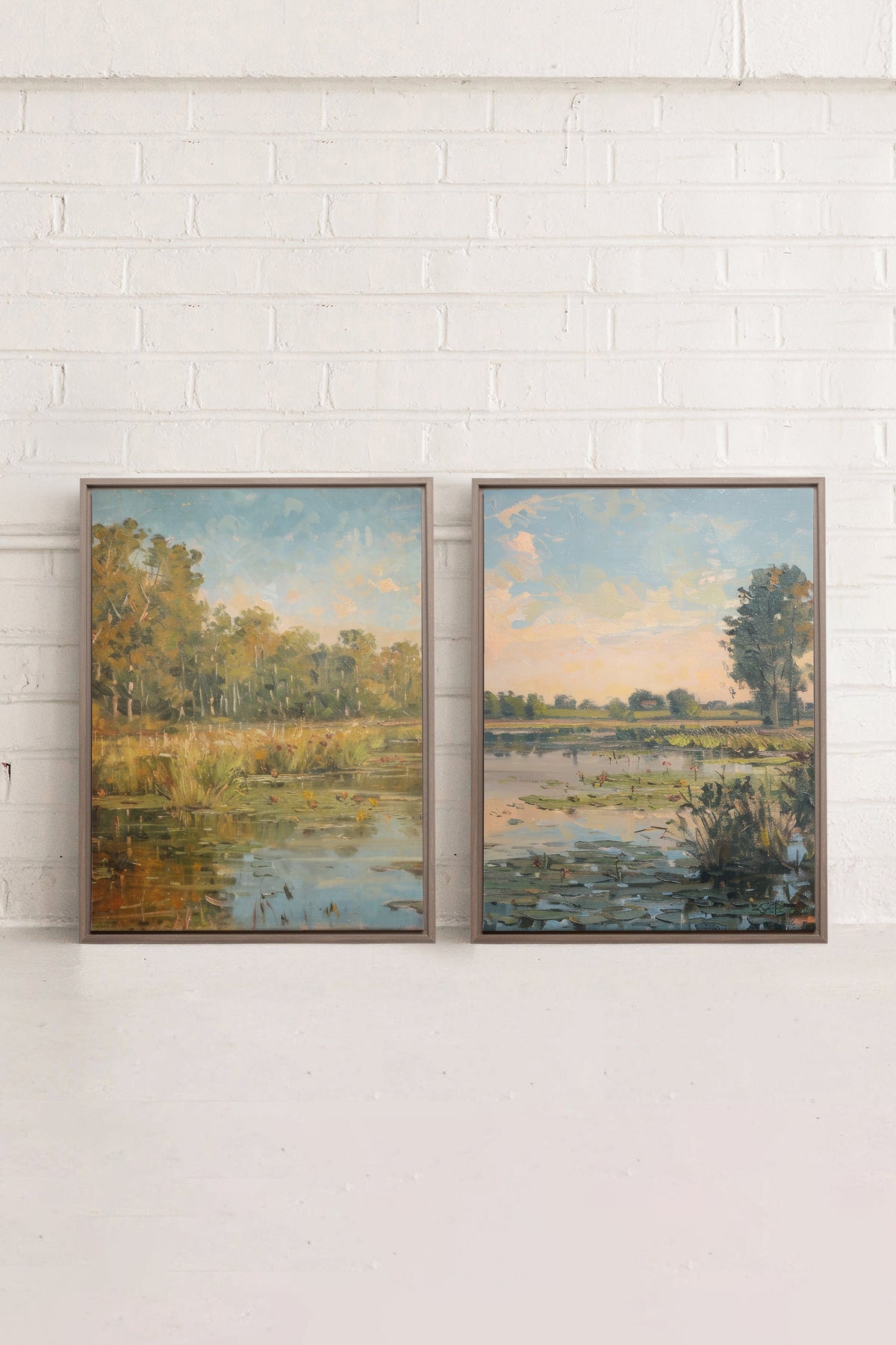 COMBINAISON CROATIAN WATERS (2 Oeuvres sur toile étirée)