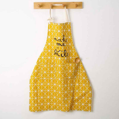 Cotton and linen Kitchen Apron