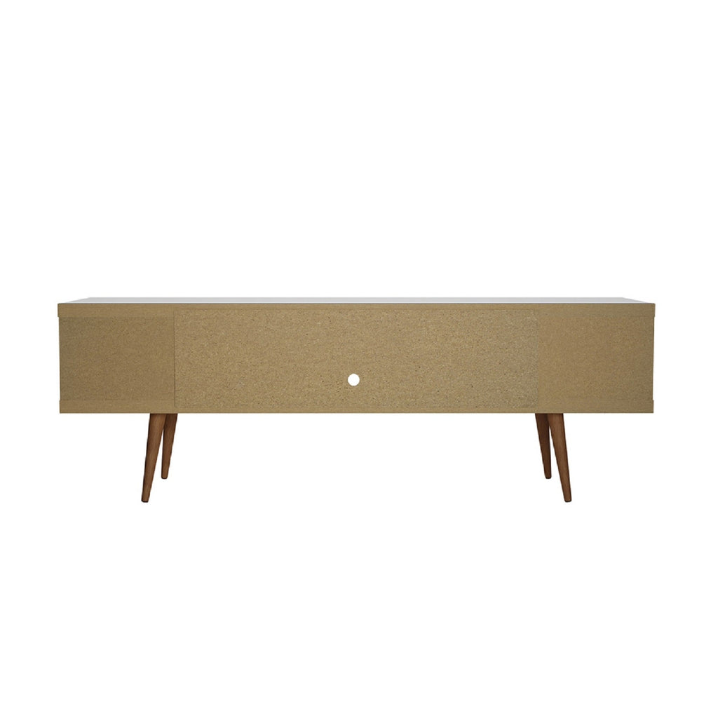 Eureka Modern 70.47" TV Stand with 4 Shelves - White