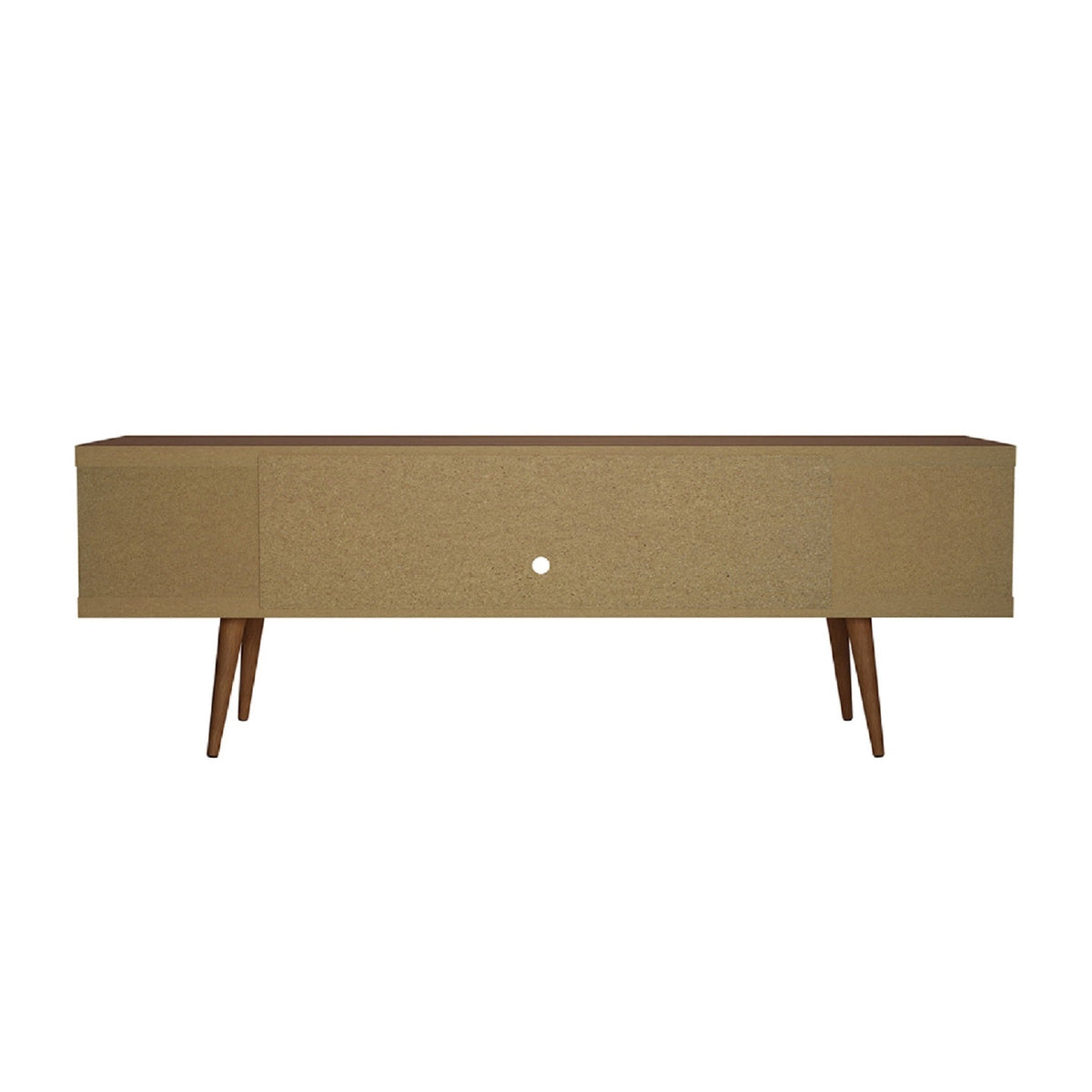 Eureka Modern 70.47" TV Stand with 4 Shelves - Maple Cream