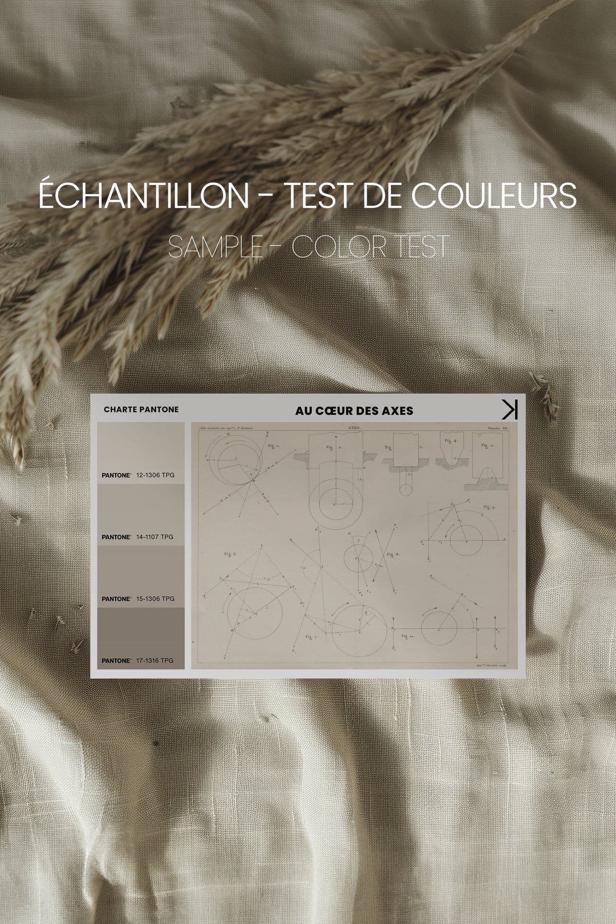AU COEUR DES AXES, Oeuvre sur toile étirée