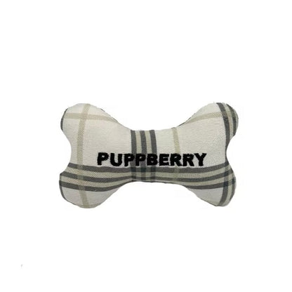 Puppberry Dog Bone Toy | Plush Dog Toy