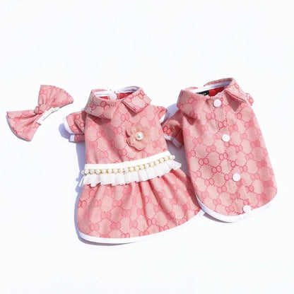 Gigi Outfit – Dog Dress & Shirt