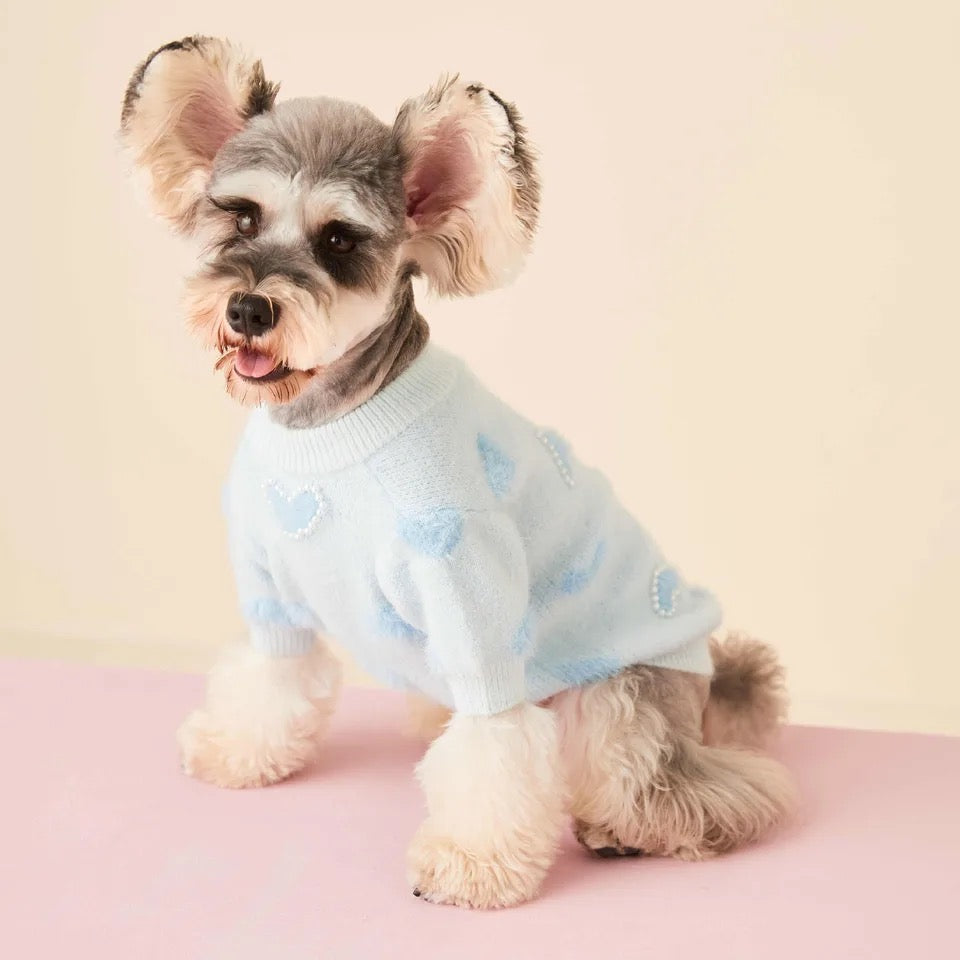 Dog Sweater | Sweetheart Knit Dog Sweater