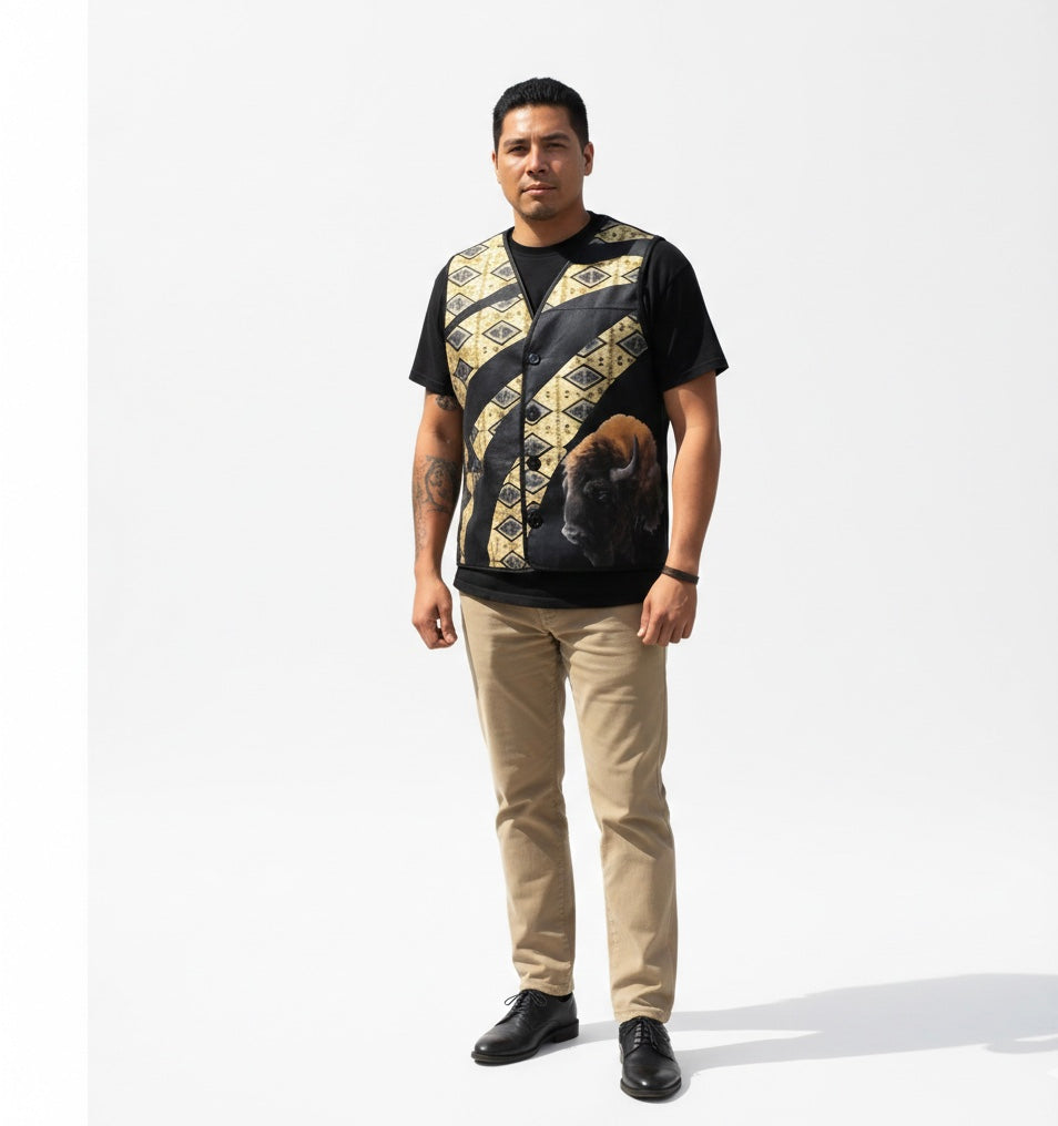 Buffalo Native Vest (Black Olive)