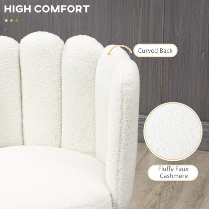 Faux Cashmere Bar Stools Set of 2 Counter Height Bar Stools with Back for Home Kitchen, 20.5"x19.7"x36.6", Cream