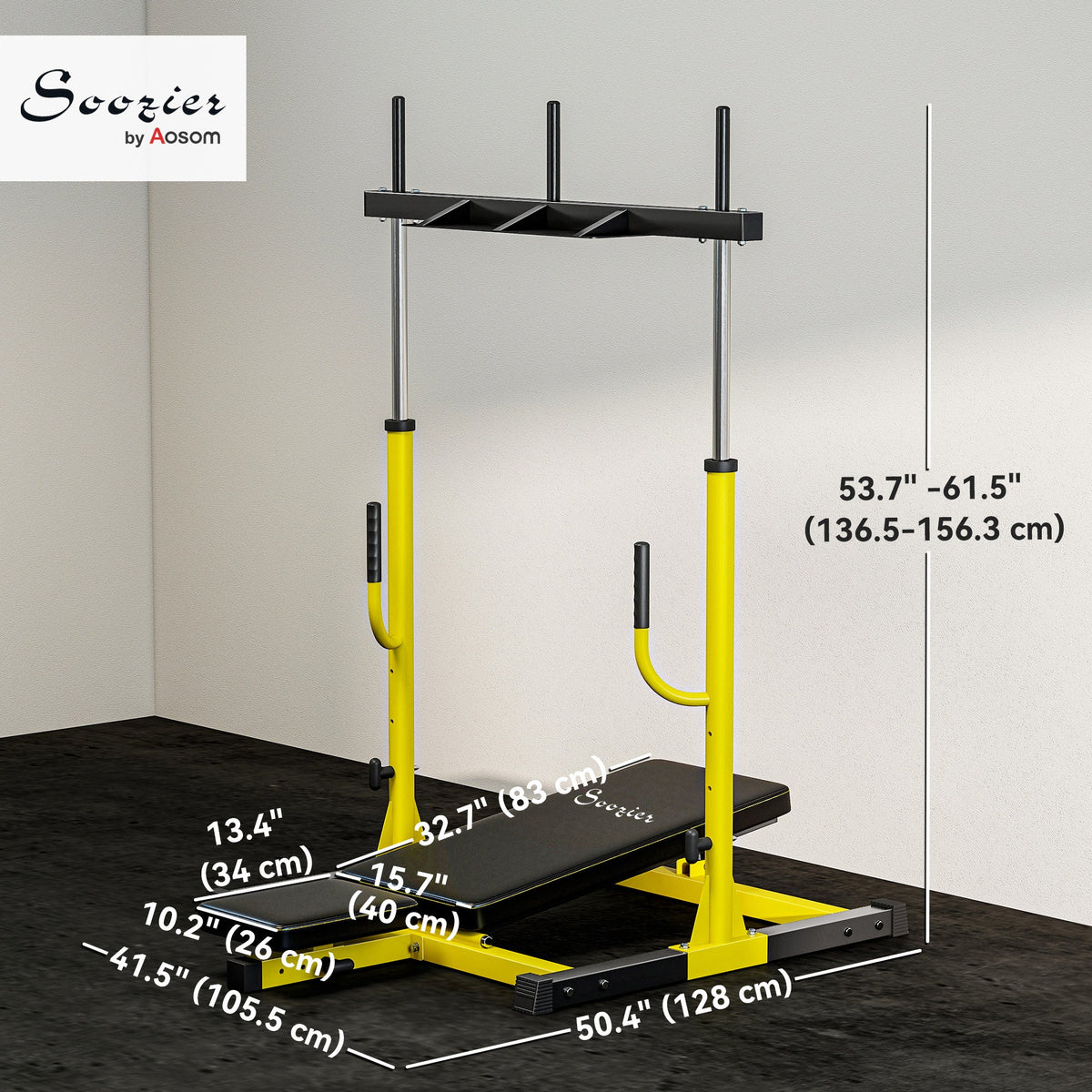 Leg Extension and Curl Machine, Adjustable Leg Extension Machine, 1" standard Plate Compatible, 660LBS Capacity